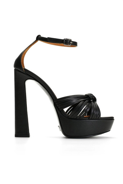 Jabotter Gwen Leather 14 cm Platform Heeled Shoes