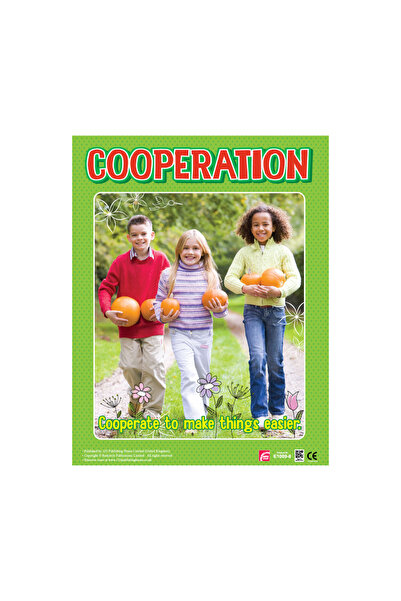 123Publishing House التعاون - مخطط حائط باللغة الإنجليزية