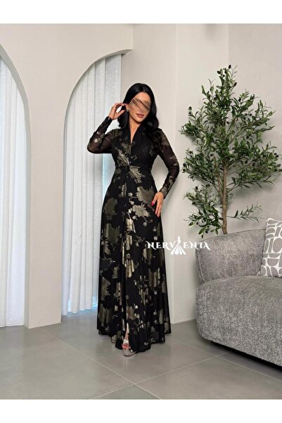 narvenia Golden Bloom Dress