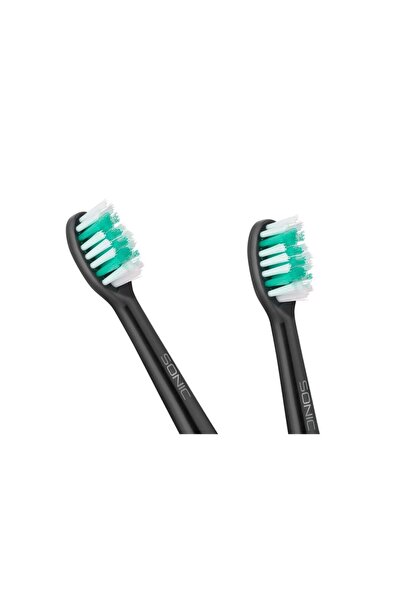 Teesa Rezerve periuta de dinti Sonic Black, 2 bucati, standard
