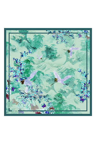 Arancia Zeleni šal Pure Touch 90x90