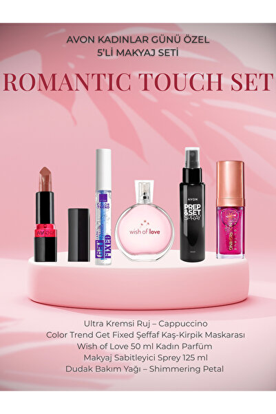 AVON Kadınlar Günü Özel 5’li Güzellik Paketi – Romantic Touch Set