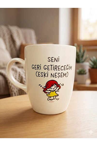 PALTO TASARIM I Will Bring You Back (My Old Joy) Cream Oval Mug - Gift Mug Cup