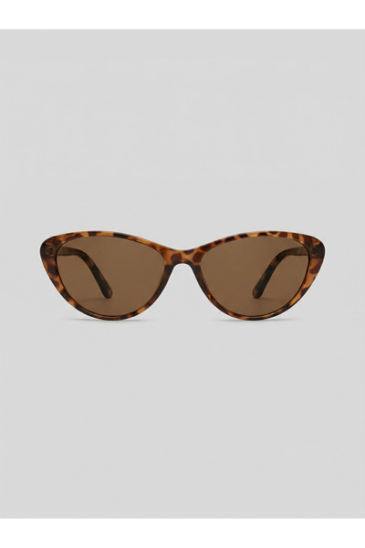 funeyes Carat Cat Eye Leopard Printed Li 46 Ekartman Popular Model |   Small Size Cat Eye Sunglasses |