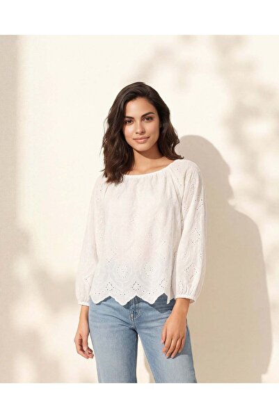 REDTAG Women White Casual Blouse