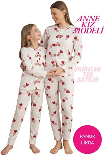 Tarık Kids Homewear Bow Detail Ribbed Knit Corded Fabric Transitional Fabric ...