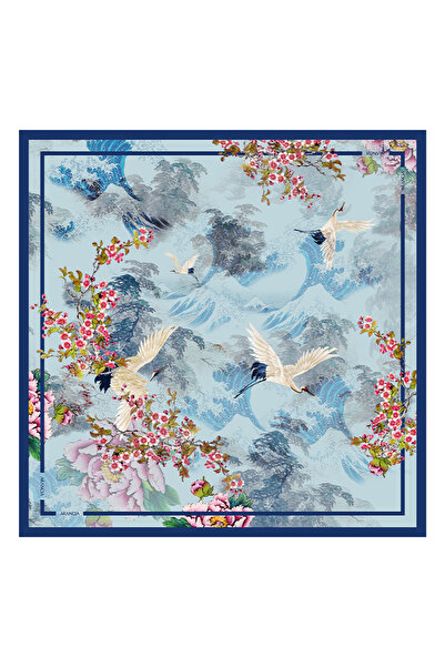 Arancia Plavi šal Pure Touch 90x90