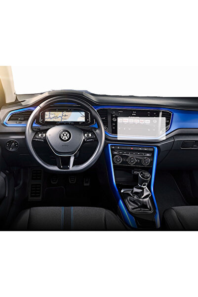 Duragon Folie Protectie Navigatie Volkswagen T-Roc 2017-2021, Duragon, silicon