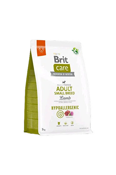 Brit Care Hipoalerjenik Kuzulu ve Pirinçli Küçük Irk Yetişkin Köpek Maması 3kg