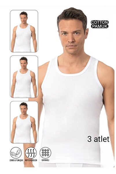 MARİA CALZE Men's 3-Piece Cotton Athlete Set