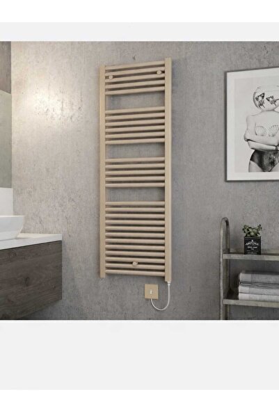 WEBER 600x1800 Termostatlı Cappucino Elektrikli Havlupan Isıtıcı 37 borulu öz...