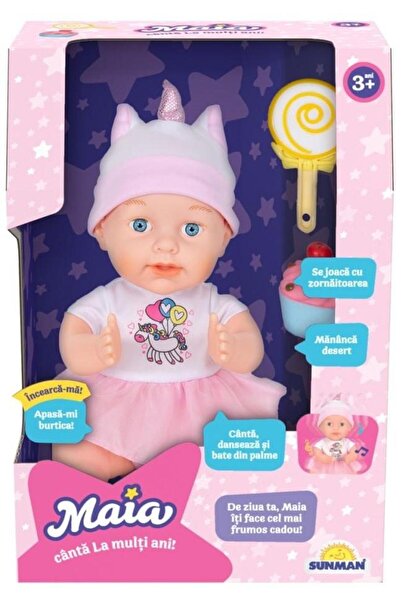 Noriel Baby doll Maia sings Happy Birthday