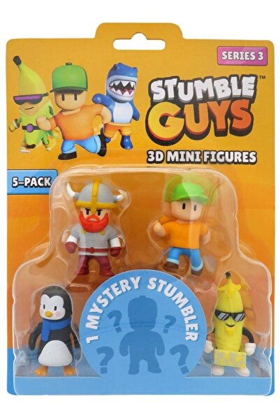 Noriel Set 5 mini figurine Stumble Guys 3D, S3