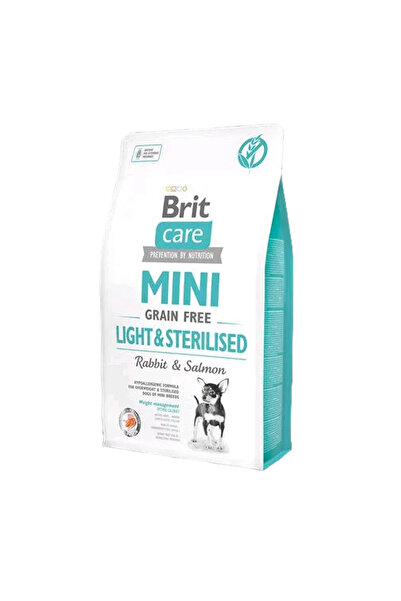 Brit Care Mini Light Sterillised Tavşanlı Tahılsız Köpek Maması 2kg