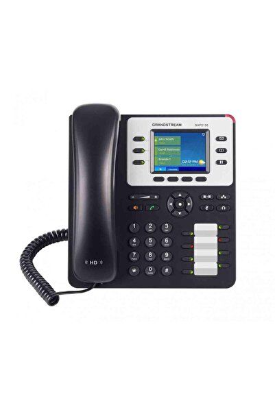 GRANDSTREAM Τηλέφωνο VoIP GXP2130, Μαύρο, Καλώδιο Reelif Τύπου C