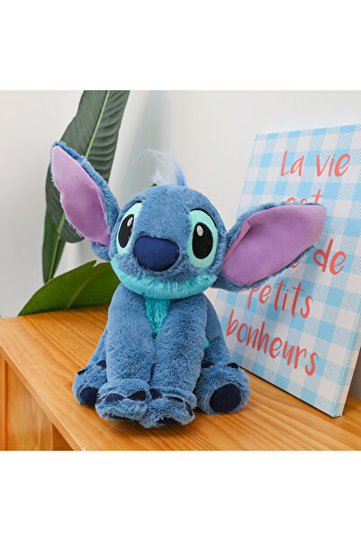 Schulzz لعبة ليلو ستيتش اللطيفة مقاس 35 سم للأطفال وبري شخصية باللون الأزرق -...