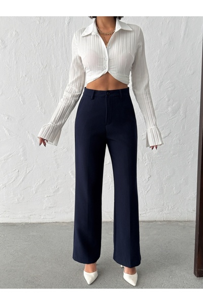 ADAMODA.RO Women's straight simple trousers