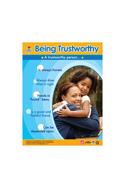 123Publishing House كن جديراً بالثقة - لوحة جدارية باللغة الإنجليزية