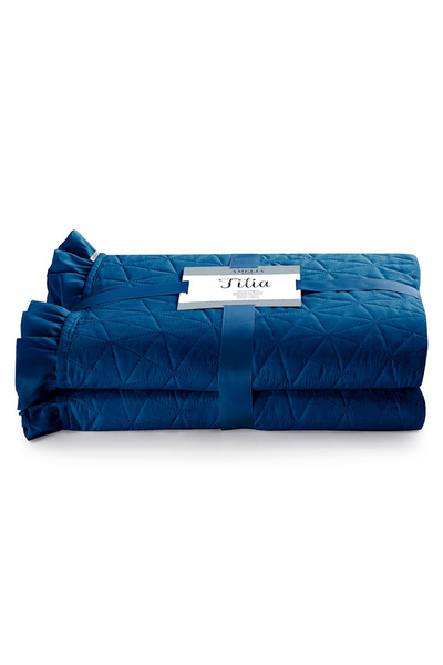 Amelia Home Microfiber quilted bedspread, Tilia, 70 g/m2, 170x210 cm, Blue