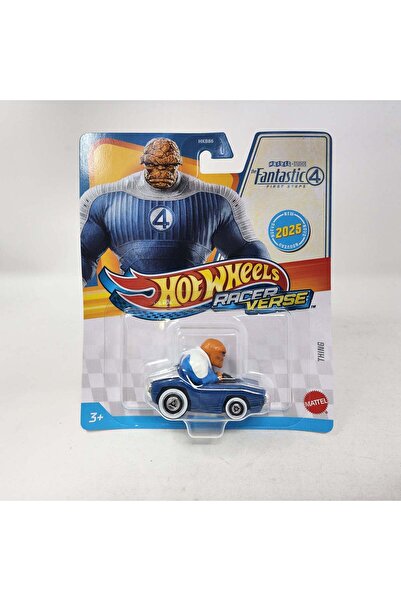 HOT WHEELS RacerVerse Marvel The Fantastic Four Thing Metal Model Araba 1:64