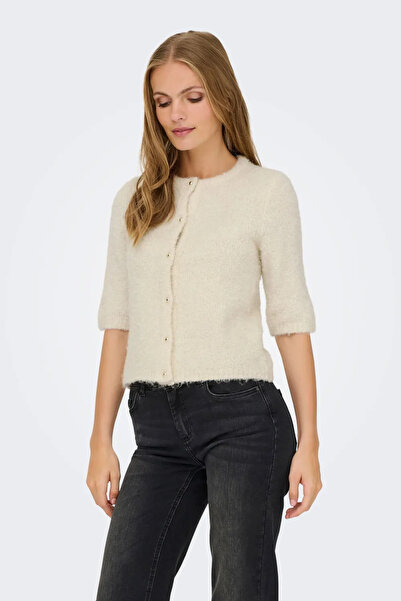 ONLY سترة نسائية باللون البيج الفاتح 15350782