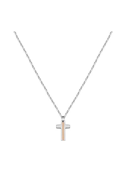 MORELLATO Motown chain, silver stainless steel, Rose Gold, length 60 cm, SALS44