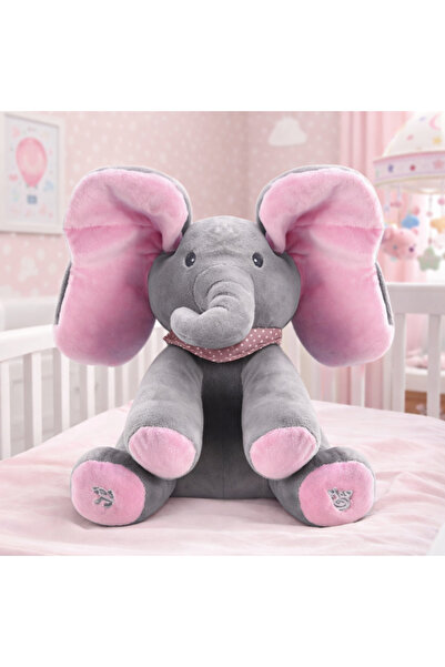 MODALITE Interactive Plush Toy Cuckoo-Bau Elephant, Musical, Sings, Talks, Pink