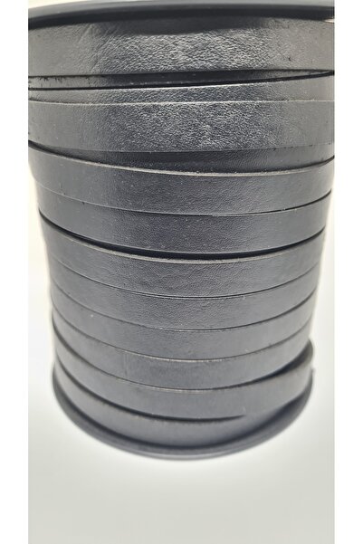 Nemma Deri Deri biye-kayış 10mm(5 metre) Siyah