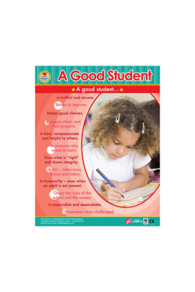 123Publishing House A Good Student - Wall Chart in English