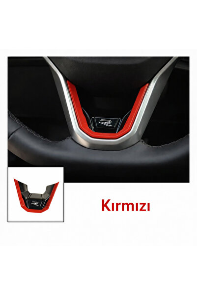 YıldızTuning شعار R على عجلة القيادة لسيارة فولكس فاجن ترانسبورتر باللون الأح...