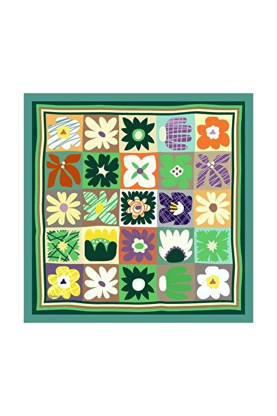 NESSCARF Eșarfă din twill cu modele florale