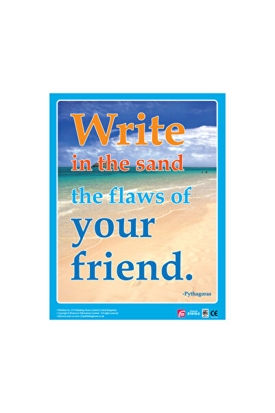 123Publishing House Write In The Sand - Wall Chart in English