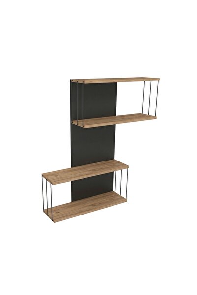 UnicUtil Rafturi perete, Urban Style, UnicUtil, 65 x 96 x 19 cm, Gri Stejar