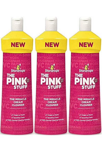 THE PINK STUFF Set 3 x Cremă de Curățare Universală Miracle Cream Cleaner, 15...