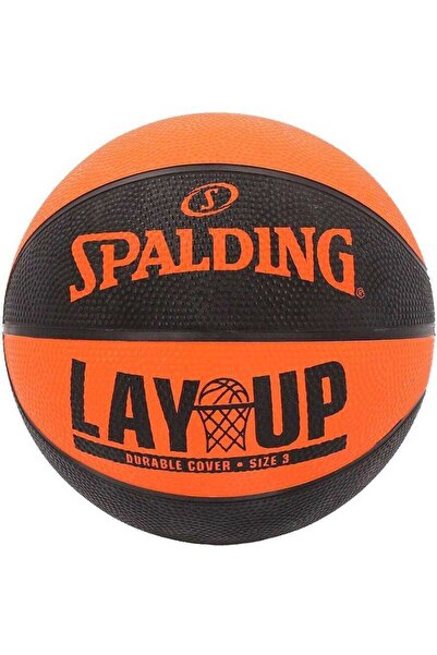 SPALDING Basketball Ball 2021 Layup Orange/Black Size:3 (84366Z)