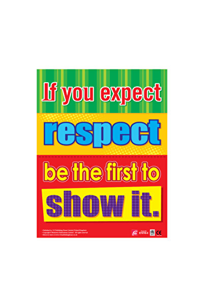 123Publishing House Respect - Wall Chart in English