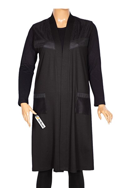 Hermevsim Hesna Women's Yaren Shoulder Pocket Mesh Leather Detailed Combed Co...