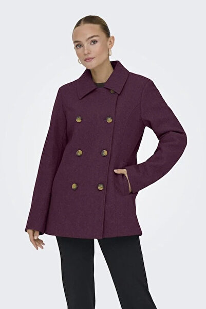 ONLY Women's Purple Coat 15349215