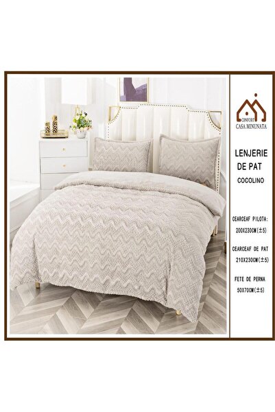 Casa Pucioasa Duvet Cover Set Set - 4 Pieces, Fluffy Amelie, 2 Persons 200x23...