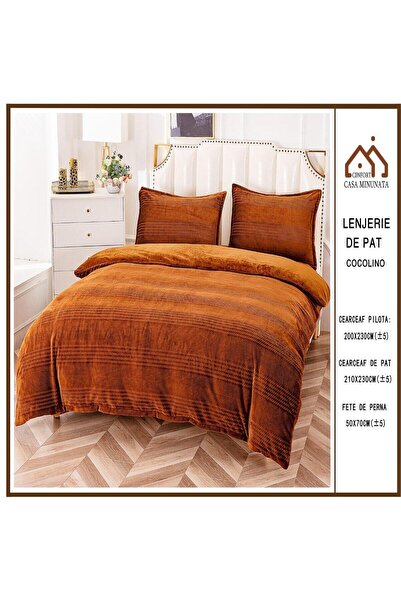 Casa Pucioasa Set Lenjerie De Pat - 4 Piese, Amelie Pufoasa, 2 Persoane 200x2...