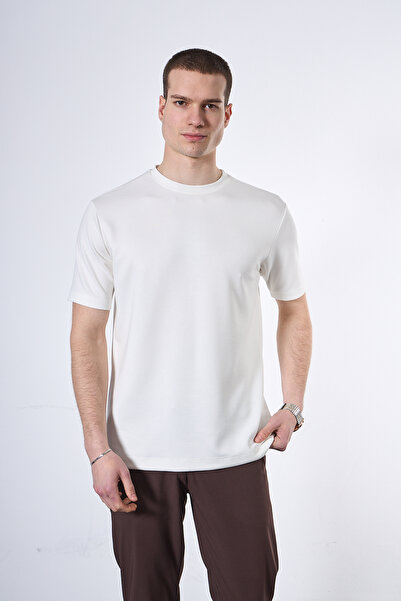 Mesfeno modal Material textil Regular cu decolteu în formă de O tricou