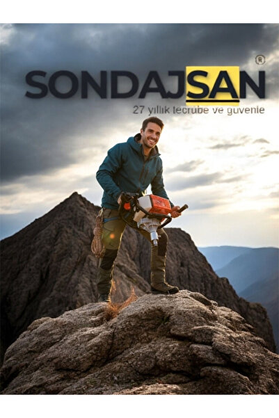 sondajsan Benzinli karot ve El sondaj makinesi 5.5 HP 5 metre set