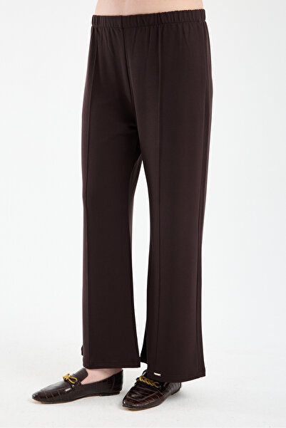 Invee Cotton pants coffee