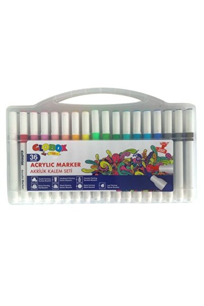 Globox 3687 AKRİLİK KALEM SETİ 36'LI