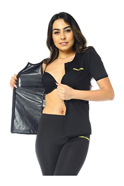 BELİNCE Sauna Thermal Effect Zippered Women's and Men's Leggings Set 100% Ori...