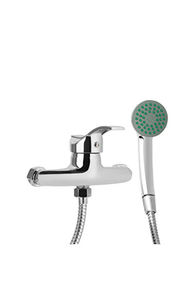 SANITEC Baterie baie pentru dus SN0009, monocomanda + accesorii, material Zinc