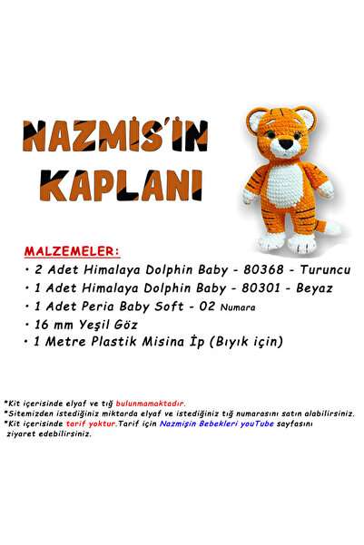 hobimon Nazmišev set amigurumi tigra - Himalaja - Novo