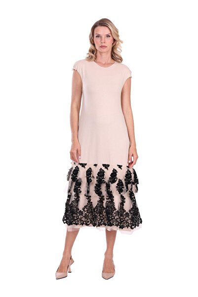 Invee Čipka pakovanja Til donjeg veša BEŽ