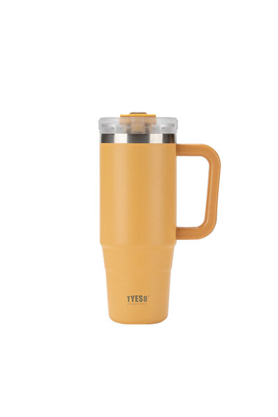 Tyeso QQ Termos Sızdırmaz Pipetli Çift Duvarlı Vakumlu 900ML