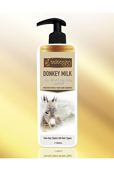 Seleccion Natural Donkey Milk Donkey Milk Shampoo 500 ml Nourishing Hair Care